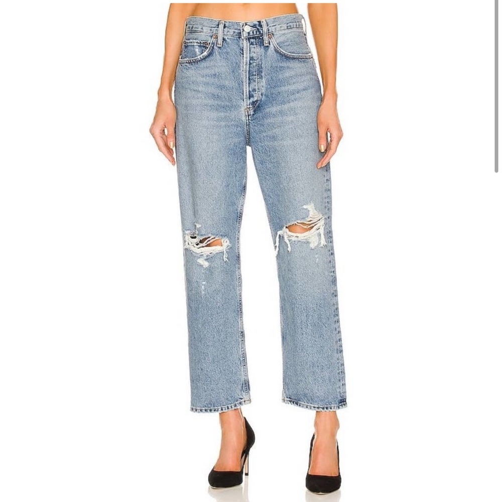 Agolde 90’s Midrise Loose Fit Crop Jeans